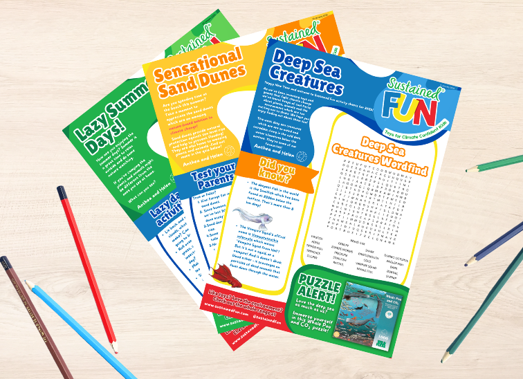 Free Weekly Activity Sheets in our Newsletter!