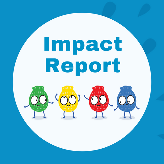Impact Report with 4 EcoSplat Characters